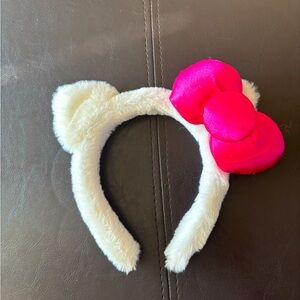 Disney Couple Bundle White Marie Ears with Bow and Haunted Mansion SnapBack Hat